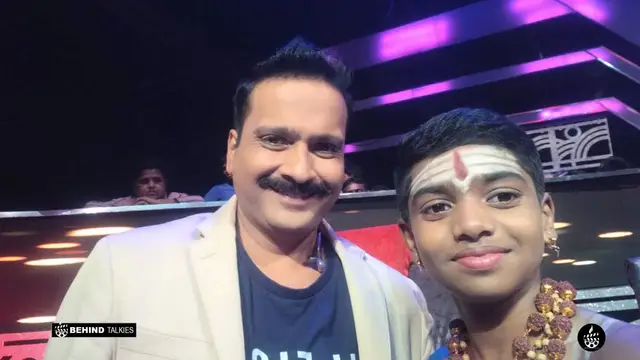 Srinivas with SPB Charan in Super Singer Set