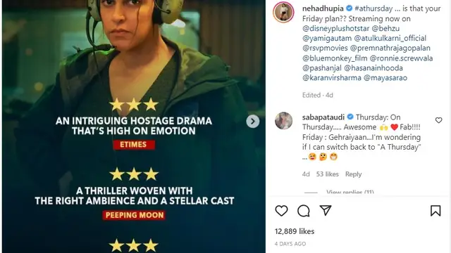 Netizens slammed when Deepika Padukone‘s ‘Gehraiyaan’ is dissed by Saba Ali khan: