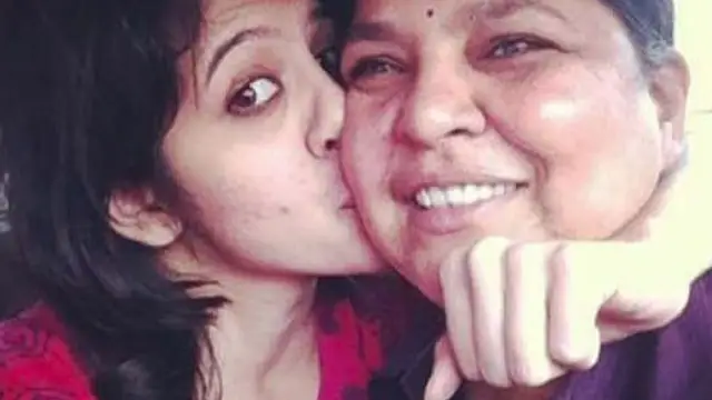 Tanvi Hegde with Her Mom Shobhana