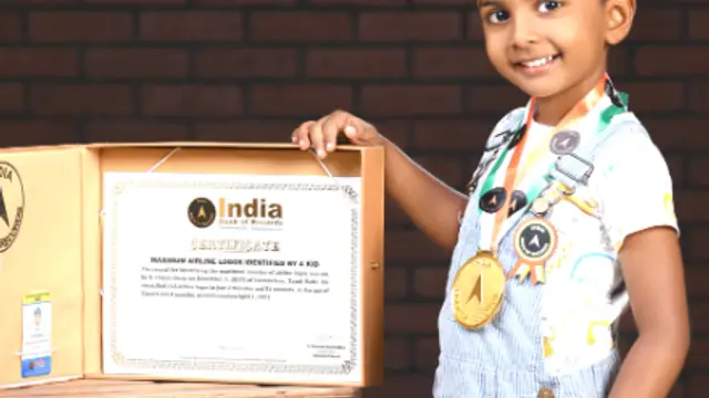 At age 3, have set 6 records, Inian identified 125 car models in five minutes!